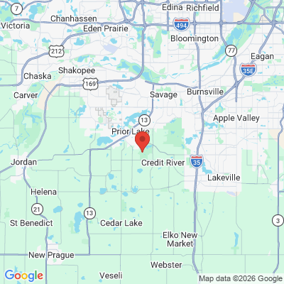 Map to  office in Prior Lake, MN