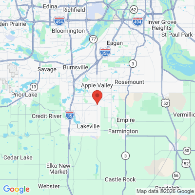 Map to  office in Lakeville, MN