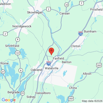 Map to  office in Fairfield, ME