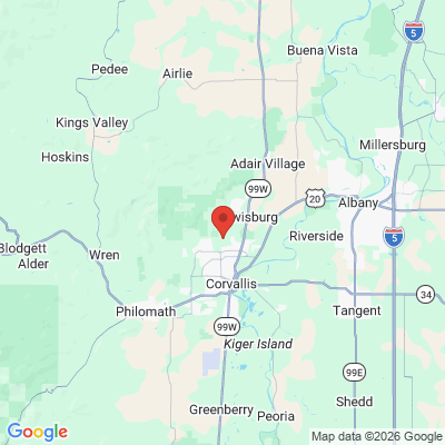 Map to  office in Corvallis, OR