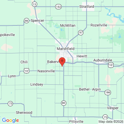 Map to  office in Marshfield, WI