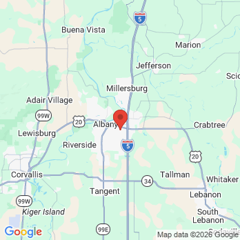 Map to Douglas M Johnson DMD office in Albany, OR