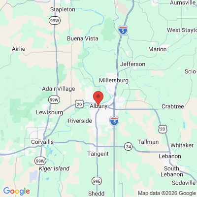 Map to  office in Willamette Dental