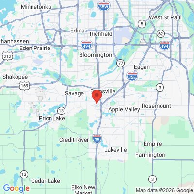 Map to  office in Burnsville, MN