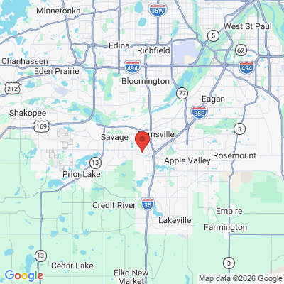 Map to  office in Burnsville, MN