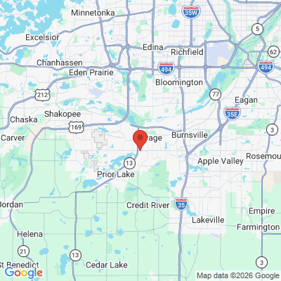 Map to  office in Savage, MN