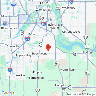 Map to  office in Rosemount, MN