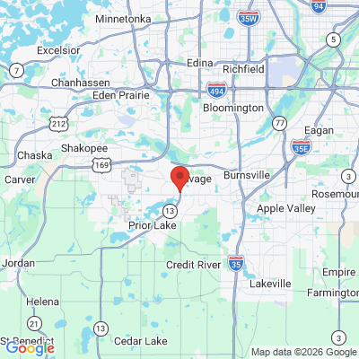 Map to  office in Savage, MN