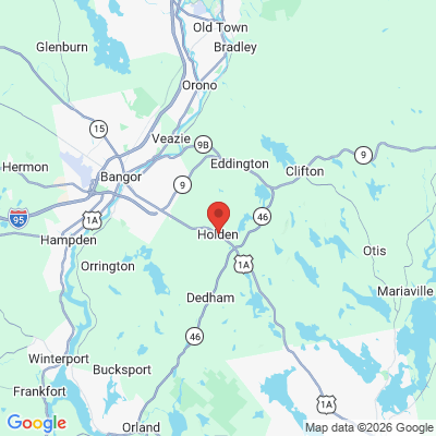 Map to  office in Holden, ME
