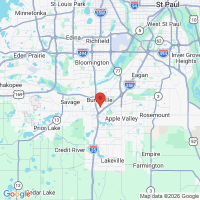 Map to  office in Burnsville, MN
