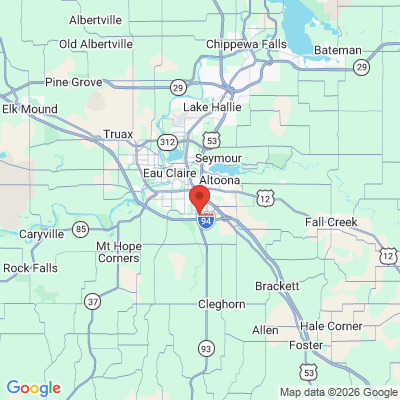Map to  office in Eau Claire, WI