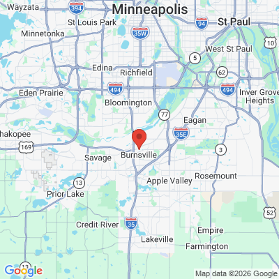 Map to  office in Burnsville, MN
