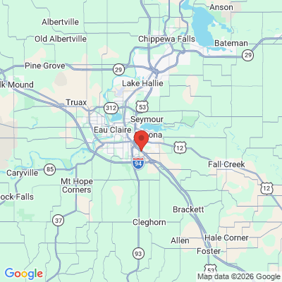 Map to  office in Eau Claire, WI