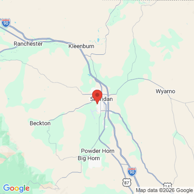 Map to  office in Sheridan, WY