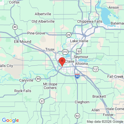 Map to  office in Eau Claire, WI