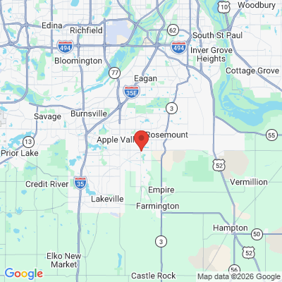 Map to  office in Lakeville, MN