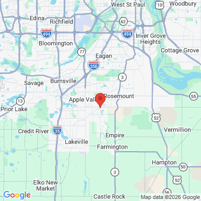 Map to  office in Lakeville, MN