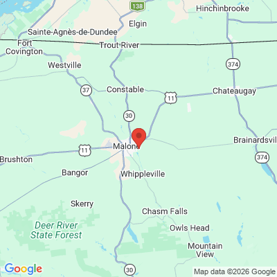 Map to  office in Malone