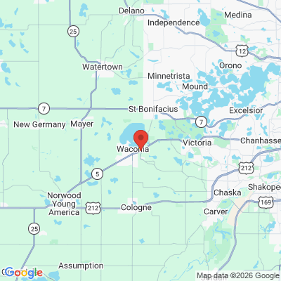 Map to  office in Waconia, MN