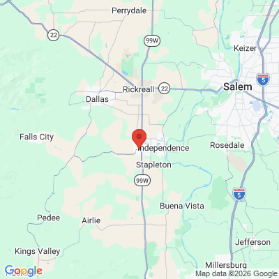 Map to  office in Monmouth, OR