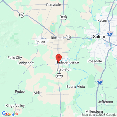 Map to  office in Monmouth, OR
