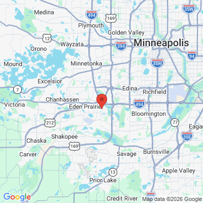 Map to  office in Eden Prairie, MN