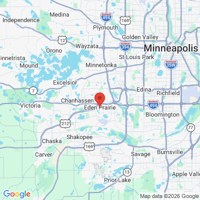 Map to  office in Eden Prairie, MN