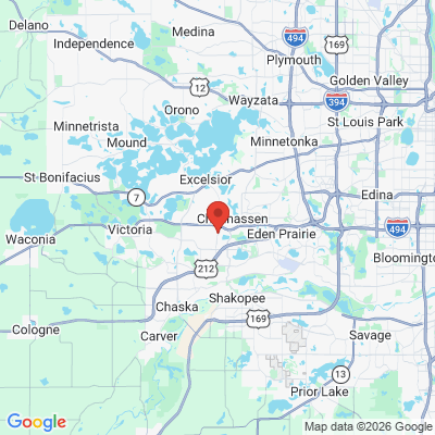 Map to  office in Chanhassen, MN