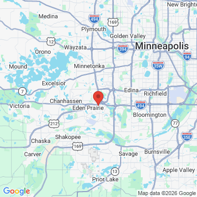 Map to  office in Eden Prairie, MN
