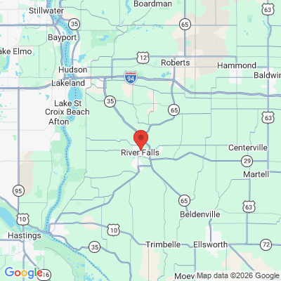 Map to  office in River Falls, WI