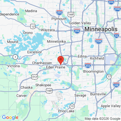 Map to  office in Eden Prairie, MN