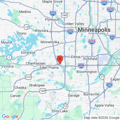Map to  office in Eden Prairie, MN