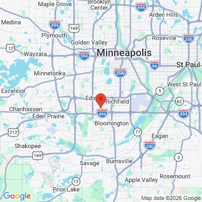 Map to  office in Edina, MN