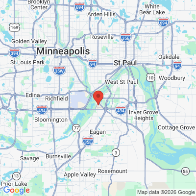 Map to  office in Mendota Heights, MN