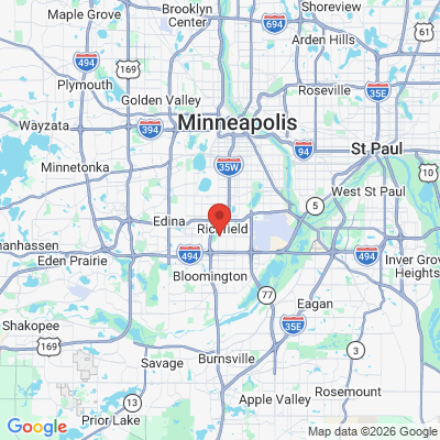 Map to  office in Richfield, MN