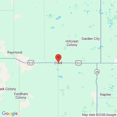 Map to  office in Clark, SD