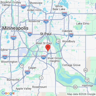Map to  office in Inver Grove Heights, MN