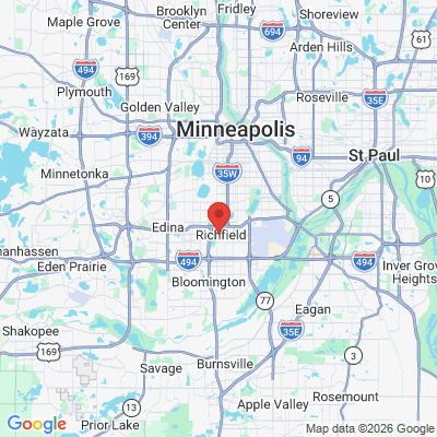 Map to  office in Richfield, MN