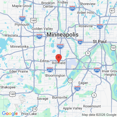 Map to  office in Richfield, MN
