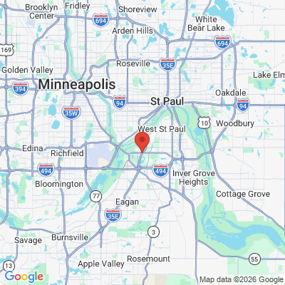 Map to  office in Mendota Heights, MN