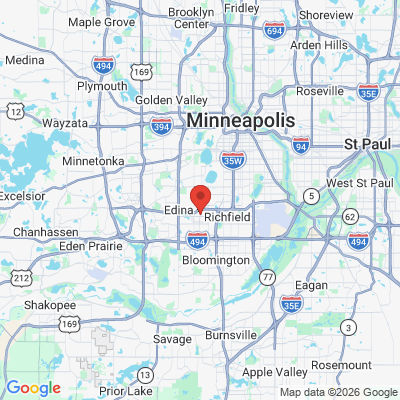 Map to  office in St. Paul
