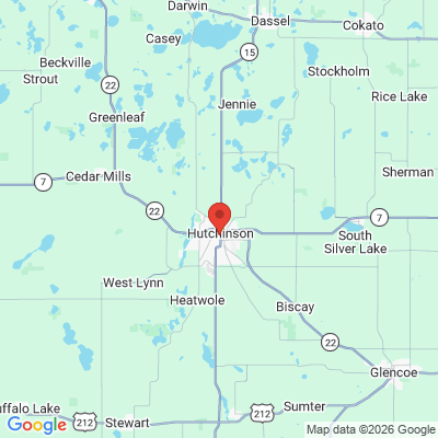 Map to  office in Hutchinson, MN