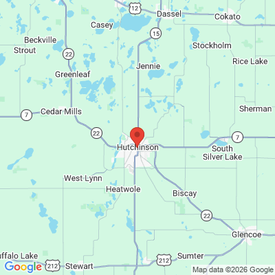 Map to  office in Hutchinson, MN
