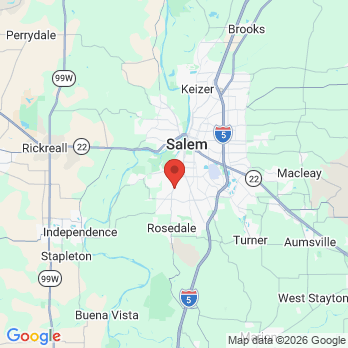 Map to Idylwood Dental LLC office in Salem, OR