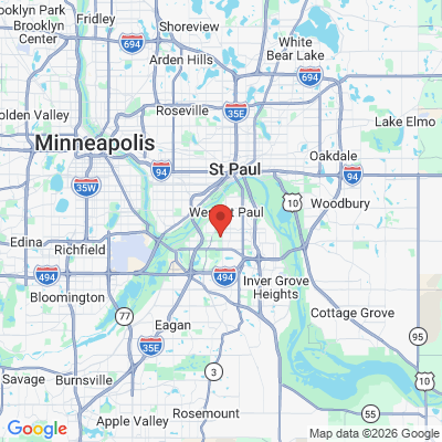 Map to  office in West Saint Paul, MN