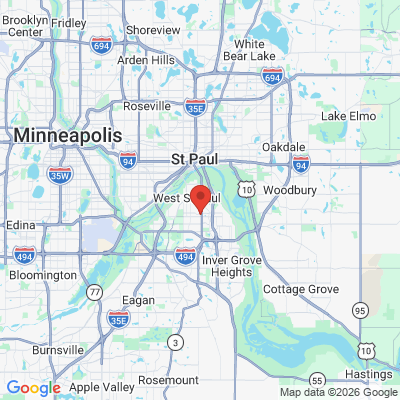 Map to  office in West Saint Paul, MN