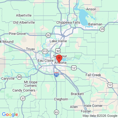 Map to  office in Altoona, WI