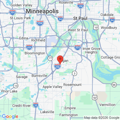Map to  office in Eagan, MN