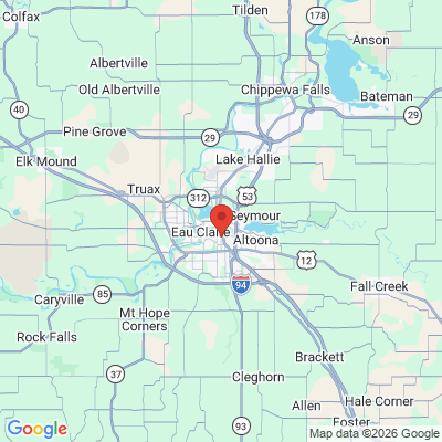 Map to  office in Eau Claire, WI