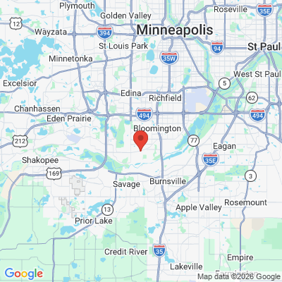 Map to  office in Bloomington, MN